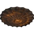 thumbnail image 3 of Ekena Millwork 9"OD x 1 3/8"P Shakuras Ceiling Medallion (Fits Canopies up to 1 3/8"), Hand-Painted Rust, 3 of 7