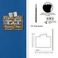 thumbnail image 2 of Off The Wall Plates - Gothic Library Classic Decorative Acrylic Cover Triple Light Switch Wallplate, 2 of 5