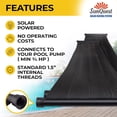 thumbnail image 4 of Sunquest Complete Pool Heater System - 4 (2ft x 10ft) panels w/ Bypass and Roof Kit - Solar Heater for Above Ground & Inground Swimming Pools - Tube on Web Design Panel-Polypropylene UV Resistant, 4 of 10