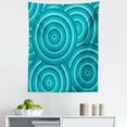 thumbnail image 1 of Teal Tapestry, Abstract Aboriginal Tradition Dot Painting Australian Indigenous Folk Art Circle Shapes, Fabric Wall Hanging Decor for Bedroom Living Room Dorm, 5 Sizes, Teal, by Ambesonne, 1 of 1