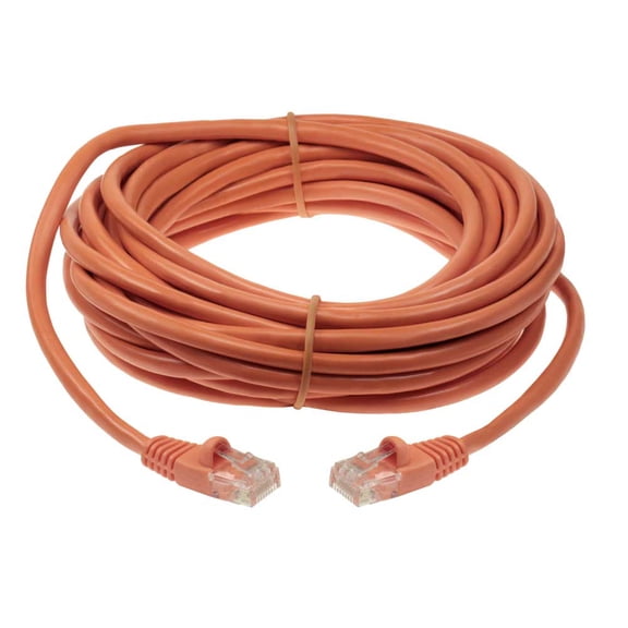 SF Cable Cat6 UTP Ethernet Crossover Cable, 25 feet - Orange