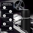 thumbnail image 2 of Car Kettle, 12V/24V Portable Electric Travel Kettle 420ML & 304 Stainless Steel Water Boiler with Built-in Magnetic Induction Stirring Temperature Adjustable Bottle Warmer for Tea Coffee Milk, 2 of 6