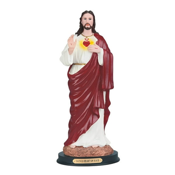 FC Design 16"H Sacred Heart of Jesus Holy Figurine Statue Sculpture Ornament Decoration Home/Room Decor and Unique Gift Ideas for Housewarming, Holidays and Birthdays