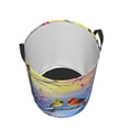 thumbnail image 3 of PHELIKA Winter Snow Cardinals Birds 02 Laundry Basket 65L Large Foldable Round For Dirty Clothes Toy Storage, 3 of 6