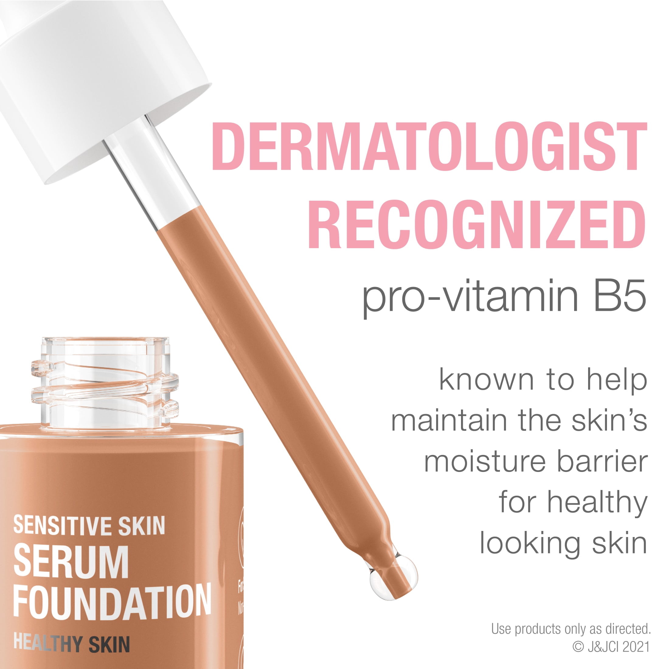 Neutrogena Sensitive Skin Serum Foundation, Medium/Deep 03, 1 oz