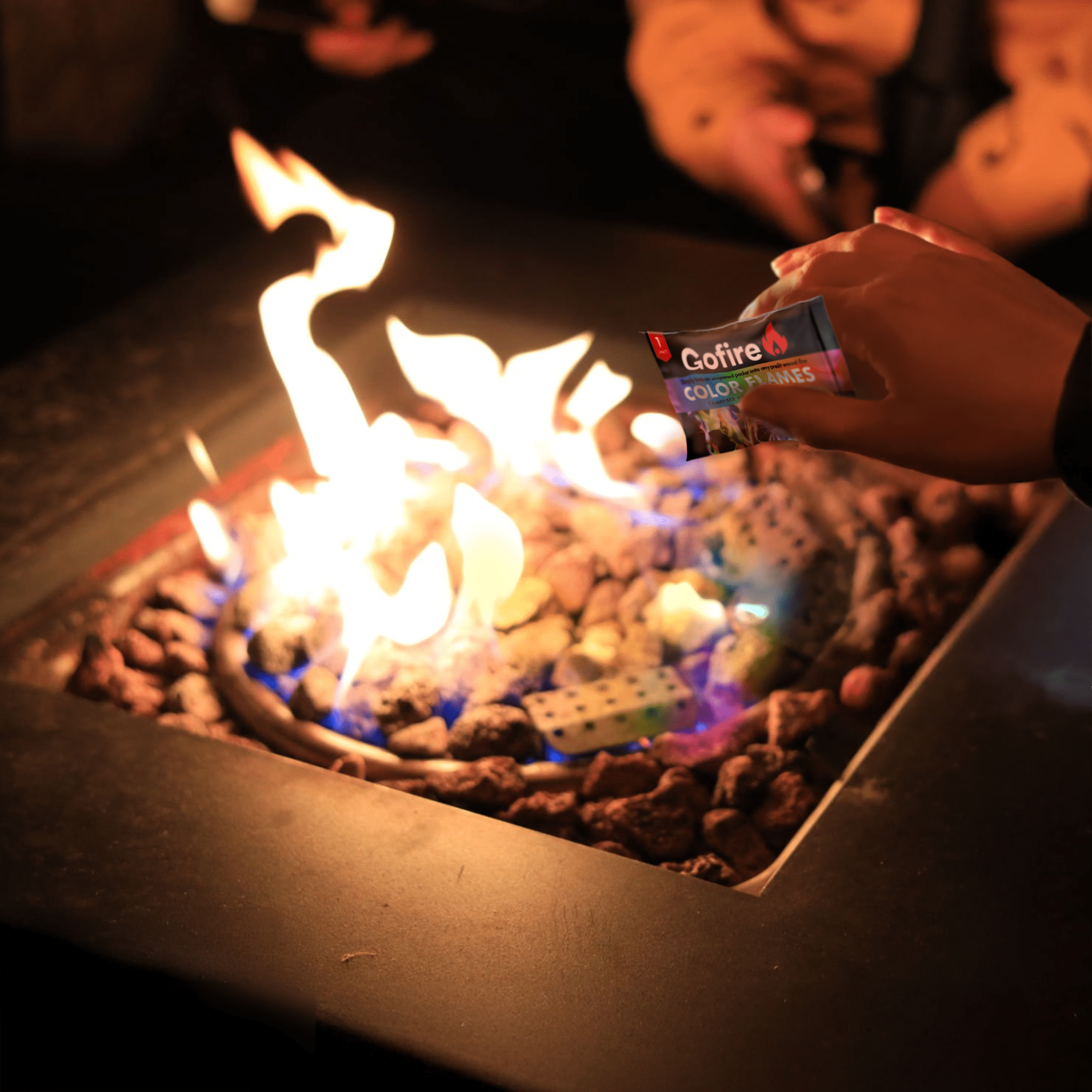 GoFire Northern Lights Color Flames 5 pack, for Campfires and Fireplaces. Features up to 60 Minutes of Magical Changing Colors.