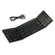 thumbnail image 4 of Teclado plegable BT tipo C, escritura silenciosa recargable, regalos ideales con teclado numérico, teclado portátil de viaje para viajar Negro, 4 of 8