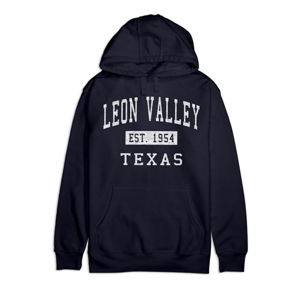 Leon Valley Texas Classic Established Premium Cotton Hoodie