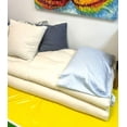 thumbnail image 4 of 76" x 80" x 3" Green Cotton Firm King Stow | Shikibuton | Guest Bed | Floor Mattress, 4 of 5