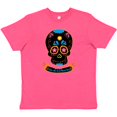 thumbnail image 3 of Inktastic Day Of The Dead Skull BLK Youth T-Shirt, 3 of 5
