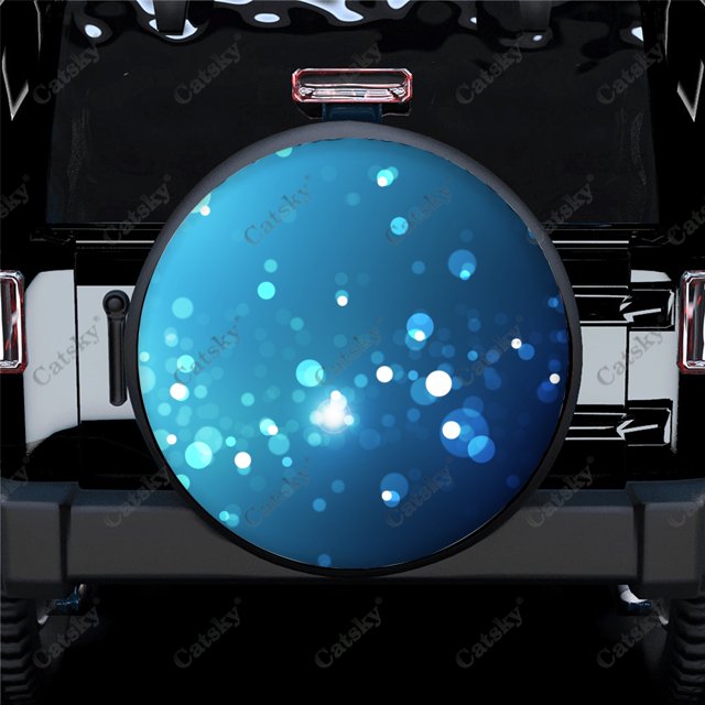 Abstract - Colors Print Spare Tire Cover Waterproof Tire Wheel Protector for Car Truck SUV Camper Trailer Rv 14"-17"