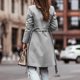 thumbnail image 5 of Abrigo de tela de lana con solapa de otoño e invierno para mujer, gabardina, abrigo largo, prendas de vestir Pompotops qwe15183, 5 of 6