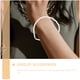 thumbnail image 3 of EeaseMX 6 tiras de cuentas sueltas para pulseras, bisutería, cuentas de arcilla blanca, 3 of 7