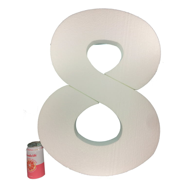24 inch inch Large Foam Numbers (Number - 8)