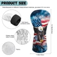 thumbnail image 7 of Uorisanigo Golf Club Head Cover, PU Leather American Flag Eagle Golf Driver Fairway Wood Hybrid Head Covers, Soft Lined Interior, Water Resistant and Durable, 3 PCS Accessories, 7 of 7