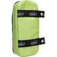 thumbnail image 2 of Case-it The Pouch Zippered Pencil Case with Grommets, Lime Green/Blue, 2 of 2