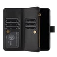 thumbnail image 3 of Dteck for Samsung Galaxy Z Fold 4 Case, Hangbag PU Leather Flip Phone Case for Galaxy Z Fold 4 with 9 Card Slots Holder Zipper Pocket, Black, 3 of 5