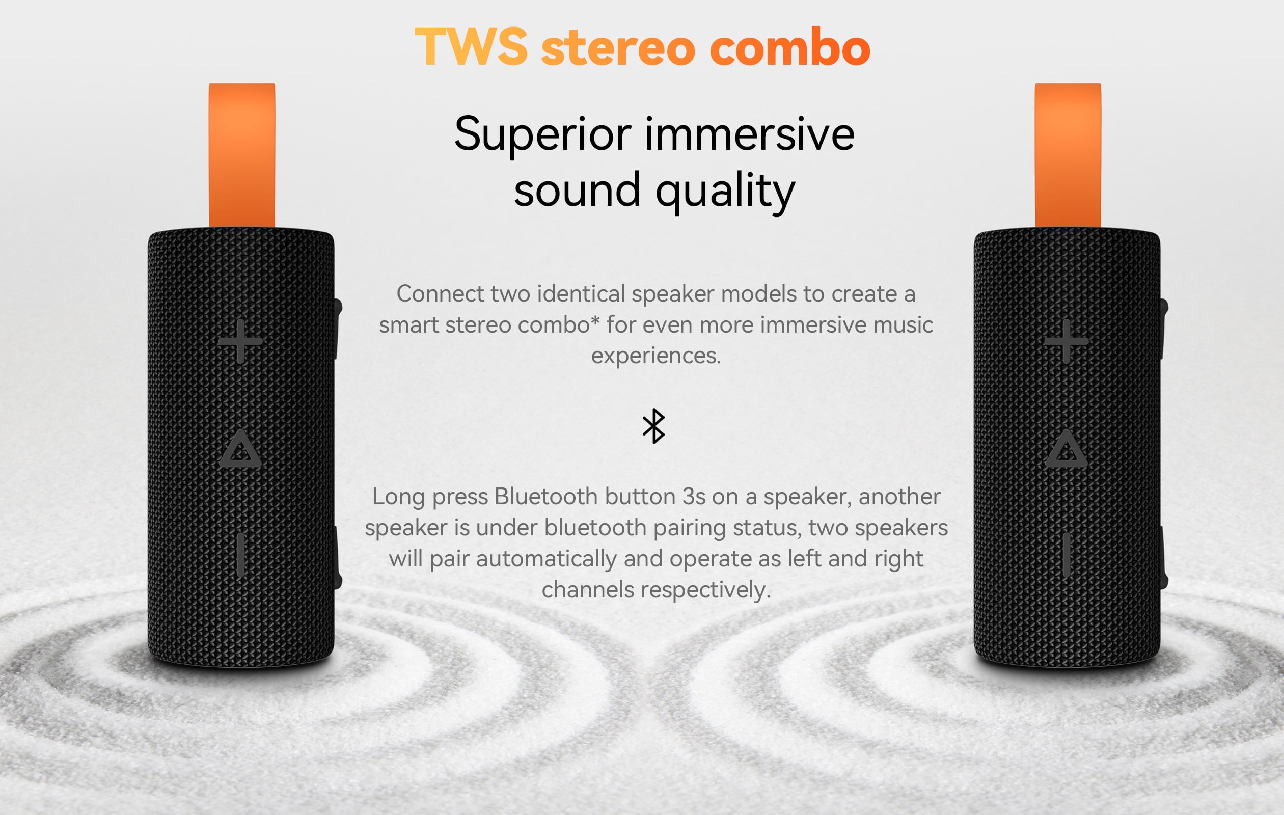Xiaomi, Bluetooth Speaker, S, Waterproof 5W, 10H Playback, Black