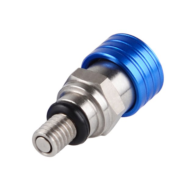 2 uds M5x0.8 válvula de purga de aire de horquilla de Motocross para CAKEN KTM Honda (azul) Likrtyny Accesorios para autos y motos