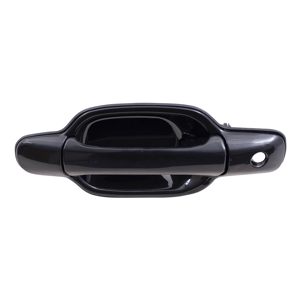Exterior Outside Door Handle PTM Black Rear Driver LH Side for F150 Crew Cab