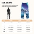 thumbnail image 4 of Lsque Night At Lake Aurora 1 Print Women's Pajama Pants, Lounge Pant - Comfortable Home Wear,Elastic Waistband, Stylish Design-XX-Large, 4 of 9