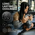 thumbnail image 3 of Cold Factor Instant Cooling Hoodie - Black, One Size – Lightweight, UPF 50+ Sun Protection, Sweat-Wicking for Running, Hiking & Outdoor Sports, 3 of 8