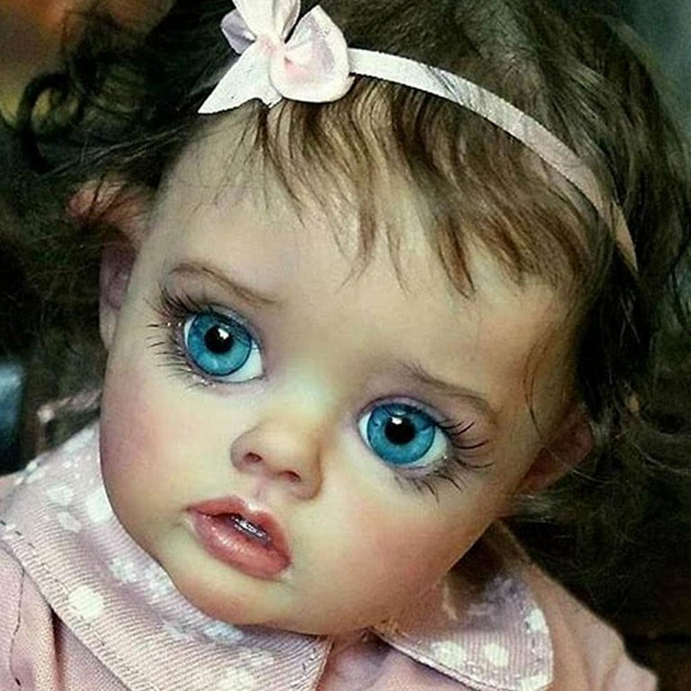 Reborn Baby Doll Kit Already Painted DIY Mold (Head+Limbs+Cloth Body) 18''-  19