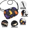 thumbnail image 3 of FORMRS Mini Crossbody Bag for Women Adjustable Rope Shoulder Casual Phone Purse, Halloween Colorful Ghosts, 3 of 7