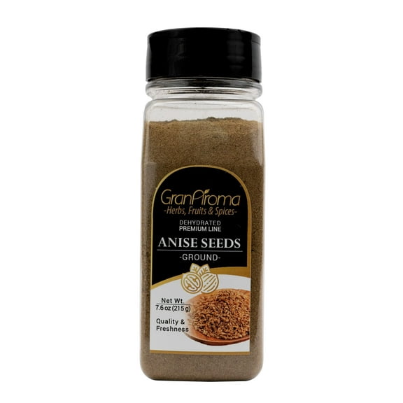 GranAroma Ground Anise Seeds, Sweet, Aromatic Spice, Baking & Cooking 7.6 Ounce