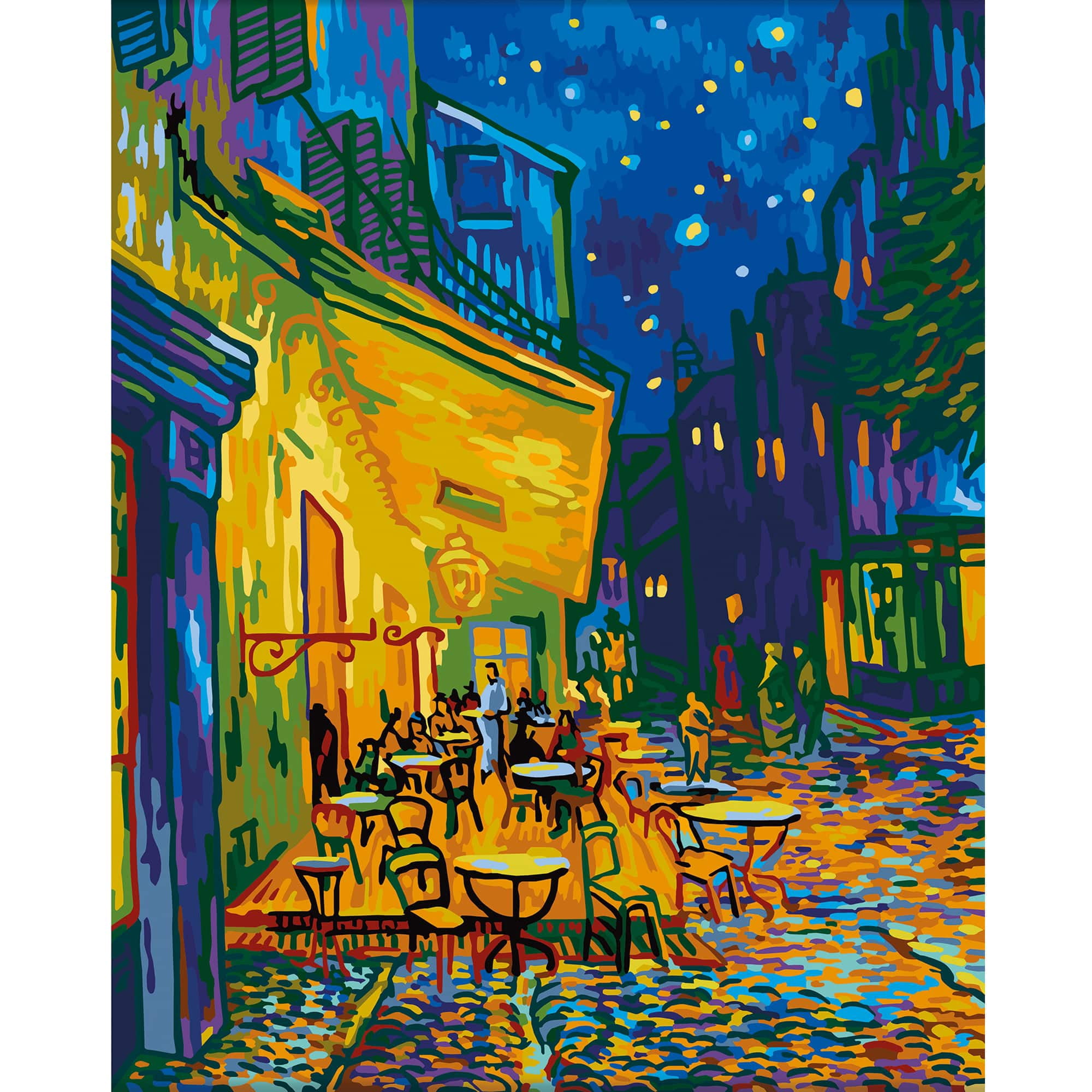 12 Pack: Terrace at Night Paint-by-Number Kit by Artist's Loft Necessities