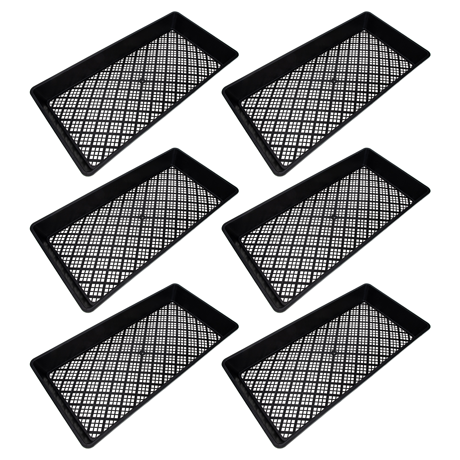 EXHUMKY Black Plant Germination Tray for Seed Starting and Gardening with Craftsmanship