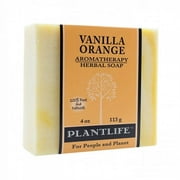 Plantlife Vanilla Orange Soap Bar - Scented with Premium Essential Oils - Natural Ingredients - 4 oz