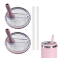thumbnail image 2 of Yutnsbel Lot de 2 Couvercles de Paille Rabattables de 40 Oz pour Gobelet, Réutilisables, Anti-Éclaboussures, 2 of 4