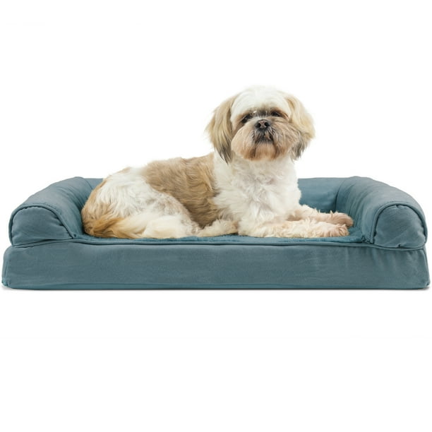 FurHaven Pet Dog Bed Orthopedic Ultra Plush SofaStyle Couch Pet Bed