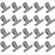 thumbnail image 1 of Paquete de 20 clips de bisagra de metal grandes, clips de papel de 2 pulgadas, abrazaderas para archivos, clips Bulldog para bolsas de alimentos, imágenes, proveedores de oficina en el hogar, 1 of 5