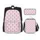 thumbnail image 1 of Balery Flamingo On Checkered Mochila escolar 3 en 1 para niños: mochila resistente con lonchera térmica y estuche para lápices. Mochila escolar para niños y niñas., 1 of 7