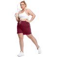 thumbnail image 6 of Aiyino Women's Plus Size Running Shorts Casual Summer Athletic Workout Shorts High Waisted Gym Yoga Lounge Shorts Pants L-5X, 6 of 6