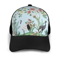 thumbnail image 3 of Yiaed Chinoiserie Floral Palm Tree Print Baseball Cap Dad Hat Polo Style Plain Blank Adjustable Size, 3 of 5