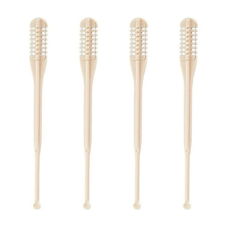 One Blade Nose Trimmer – 2-in-1 Nasal Hair Cutter & Ear Picker 360° Rotating Double Blade Compact Travel Size Lightweight Design Grooming Tool Personal Care Tool Nose Hair Makeup Organizers