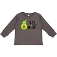 thumbnail image 3 of Inktastic Tía's Little Avocado with Cute Baby Avocado Boys or Girls Long Sleeve Toddler T-Shirt, 3 of 5