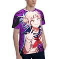 thumbnail image 5 of Mens Himiko Toga 3d Print T-Shirt Crewneck Short Sleeve Tee Shirt, 5 of 7