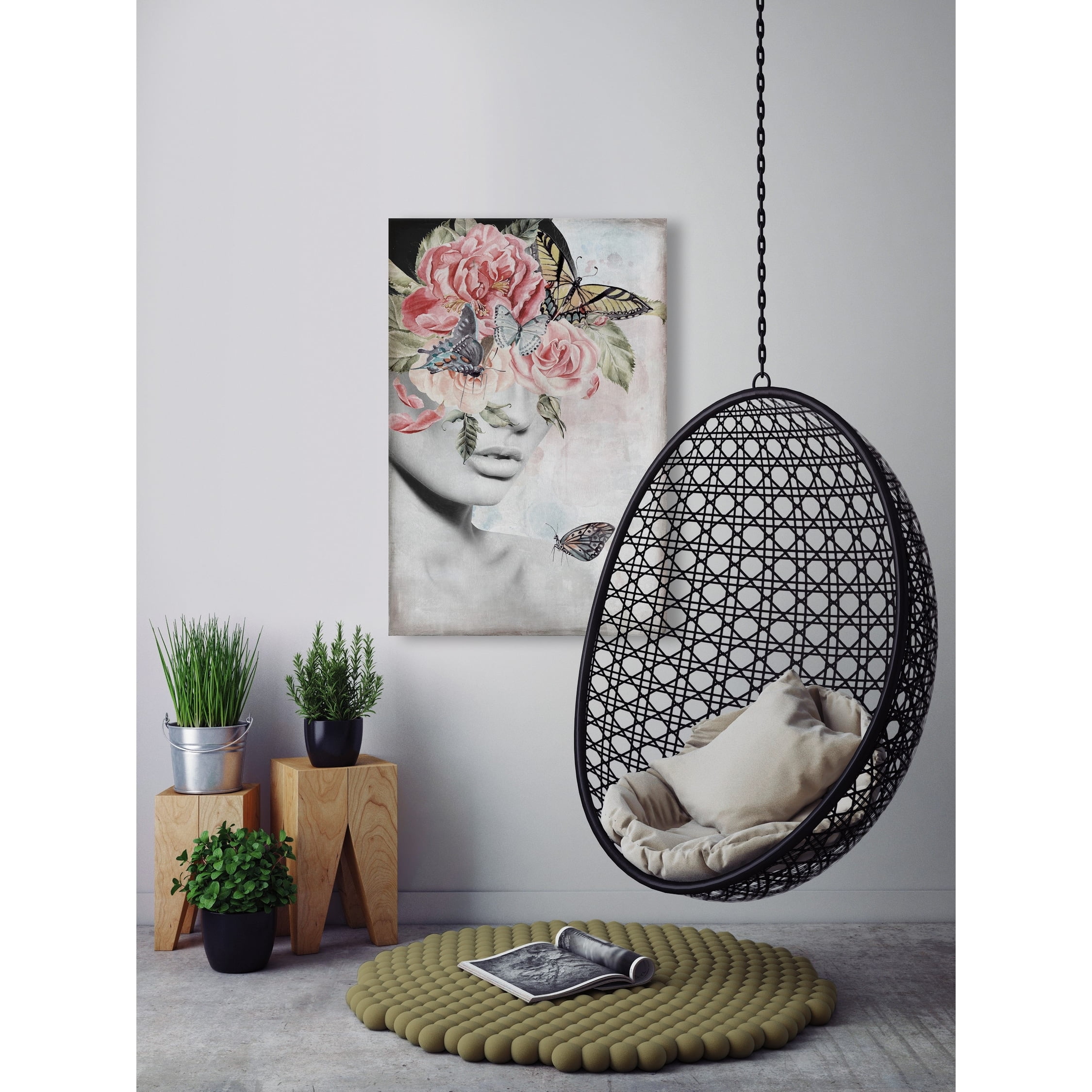 Simplicity Is Beauty 12 in x 8 in Painting Canvas Art Print, by Marmont Hill
