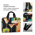 thumbnail image 4 of FORMRS 16" Laptop Bag Carrying Sleeve Case with Handle Travel Shoulder Briefcase, Art Cocktails, 4 of 8