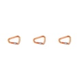 thumbnail image 2 of Wweixi 1/2/3 Mousqueton Résistant à l'Usure Technologie Avancée Grand Application Coloré Résistance aux Impacts Renforcée Pinces à Carabiner pour Extérieur Orange 3 Pcs, 2 of 6