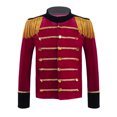 thumbnail image 3 of Disfraz de Cascanueces para Halloween para niños y niñas, conjunto de uniforme de la Guardia de Honor Real, tambor, trompeta, chaqueta, abrigo y sombrero de maestro de ceremonias de circo, 3 of 5