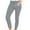 Gray-02, variant on Women's Ripped Pencil Pants High Waist Lace-up Skinny Stretchy Leggings Workout Casual Yoga Trousers