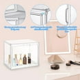 thumbnail image 3 of SINGOMON Acrylic Display Case (with Magnetic Door), Stackable Plastic Storage Box, Open-Design, Large Figurine Collection Display Case, 3 of 12