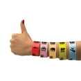 thumbnail image 3 of Zebra Z-Band Fun Wristbands, Blue, 1" x 10", 350 Wristbands Per Roll, 4 Rolls, 3 of 3