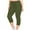 A-Green, variant on Mrat Plus Size Yoga Leggings Womens Capris Solid Color Workout Jogging Cropped Pants S-82 Pink-a M