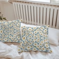 thumbnail image 7 of Waterproof Throw Pillow Covers Set of 2, 16x16 Inch Spring Daisy Decorative Pillowcases Outdoor Pillow Slip Cushion Covers Set for Couch Tent Country Pastoral Spring Botanical Flowers, 7 of 7